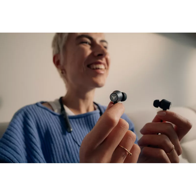 Verbatim TruSound ANC Neckband Earbuds Black, Wireless, 20 - 20000 Hz, Music/Everyday, 46.5 g, Headset, Black