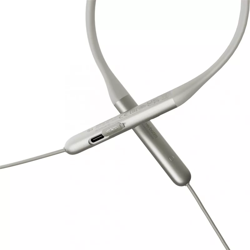 Verbatim TruSound ANC Neckband Earbuds Grey, Wireless, 20 - 20000 Hz, Music/Everyday, 46.5 g, Headset, Grey