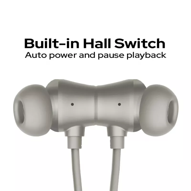 Verbatim TruSound ANC Neckband Earbuds Grey, Wireless, 20 - 20000 Hz, Music/Everyday, 46.5 g, Headset, Grey