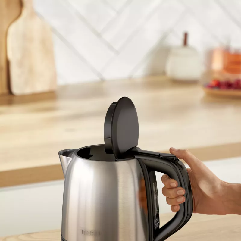 Tefal Subito Mini KO5S2DE0 electric kettle 1 L 2400 W Black, Stainless steel