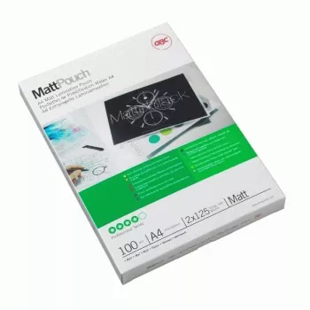 GBC Lamination Pouch A4 Matt 100 Micron, Matt, A4, 216 mm, 0.2 mm, 303 mm, 100 pc(s)