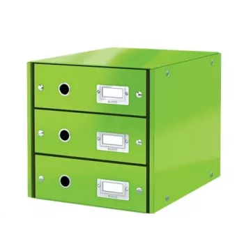 Leitz Click & Store WOW Drawer Cabinet (3 drawers), Carton, 286 mm, 282 mm, 358 mm, 2.21 kg
