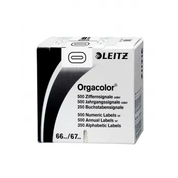 Leitz Orgacolor self-adhesive label Rounded rectangle White
