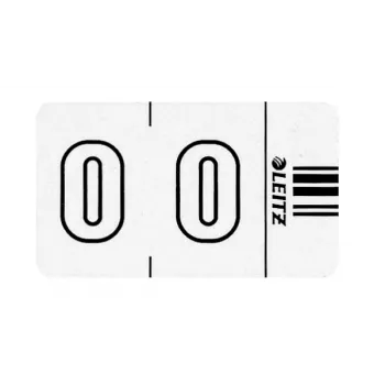 Leitz Orgacolor self-adhesive label Rounded rectangle White