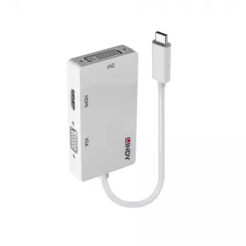 Lindy USB Type C to Triple Display Converter, 3840 x 2160 pixels