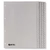 Rexel PP Dividers, grey, numerical, Numeric tab index, Polypropylene (PP), Grey, A4, 226 mm, 297 mm