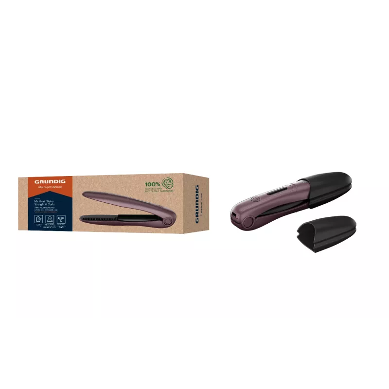 Grundig HS 6330 cordless hair straightener, violet