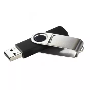 Hama 00181059 USB flash drive 8 GB USB Type-A 2.0 Black, Silver