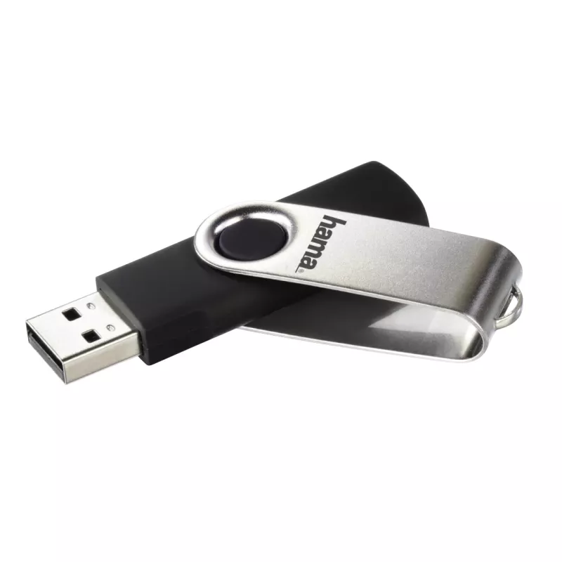 Hama 00181059 USB flash drive 8 GB USB Type-A 2.0 Black, Silver