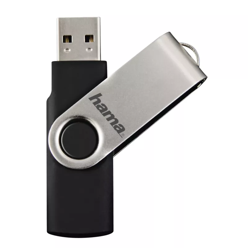Hama 00181059 USB flash drive 8 GB USB Type-A 2.0 Black, Silver