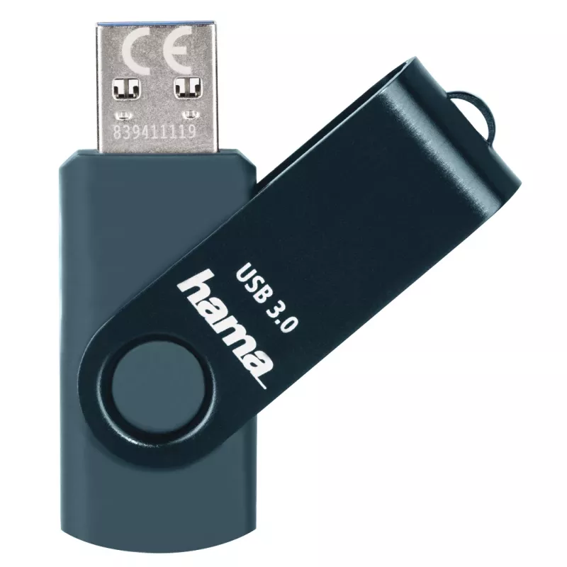 Hama Rotate USB flash drive 64 GB USB Type-A 3.2 Gen 1 (3.1 Gen 1) Blue