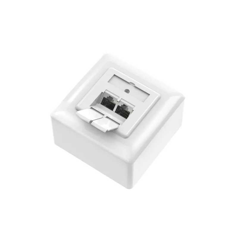 Hama 00300029 socket-outlet 2 x RJ-45 White