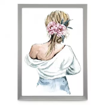 Hama Lilly Single picture frame Silver