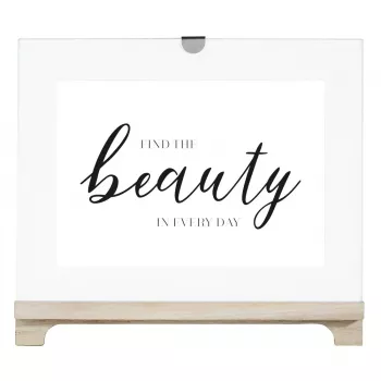 Hama Beauty Single picture frame Transparent, White
