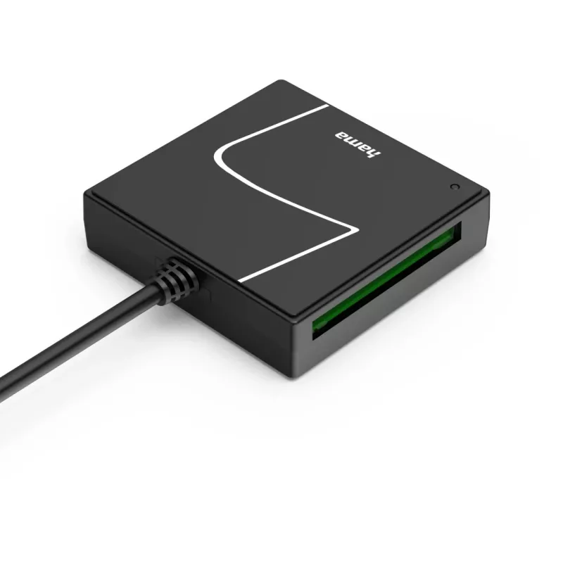 Hama 00200148 card reader USB 3.2 Gen 1 (3.1 Gen 1) Type-A/Type-C Black