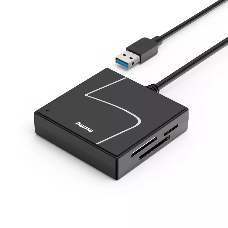 Hama 00200148 card reader USB 3.2 Gen 1 (3.1 Gen 1) Type-A/Type-C Black