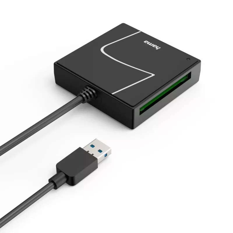 Hama 00200148 card reader USB 3.2 Gen 1 (3.1 Gen 1) Type-A/Type-C Black