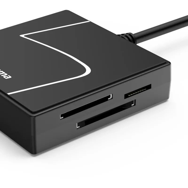 Hama 00200148 card reader USB 3.2 Gen 1 (3.1 Gen 1) Type-A/Type-C Black