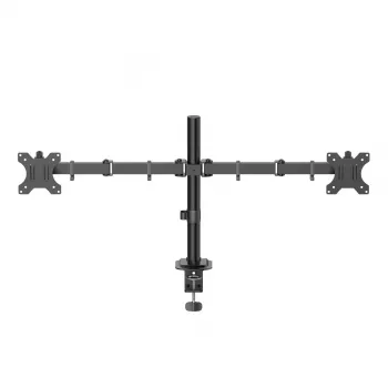 Hama Monitor Mount, 2 Monitors, Height-adjustable, Swivel/Tilt, 13 inch - 35 inch, Black