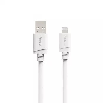 Hama 00201800 lightning cable 1 m White