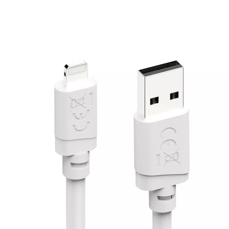 Hama 00201801 lightning cable 2 m White