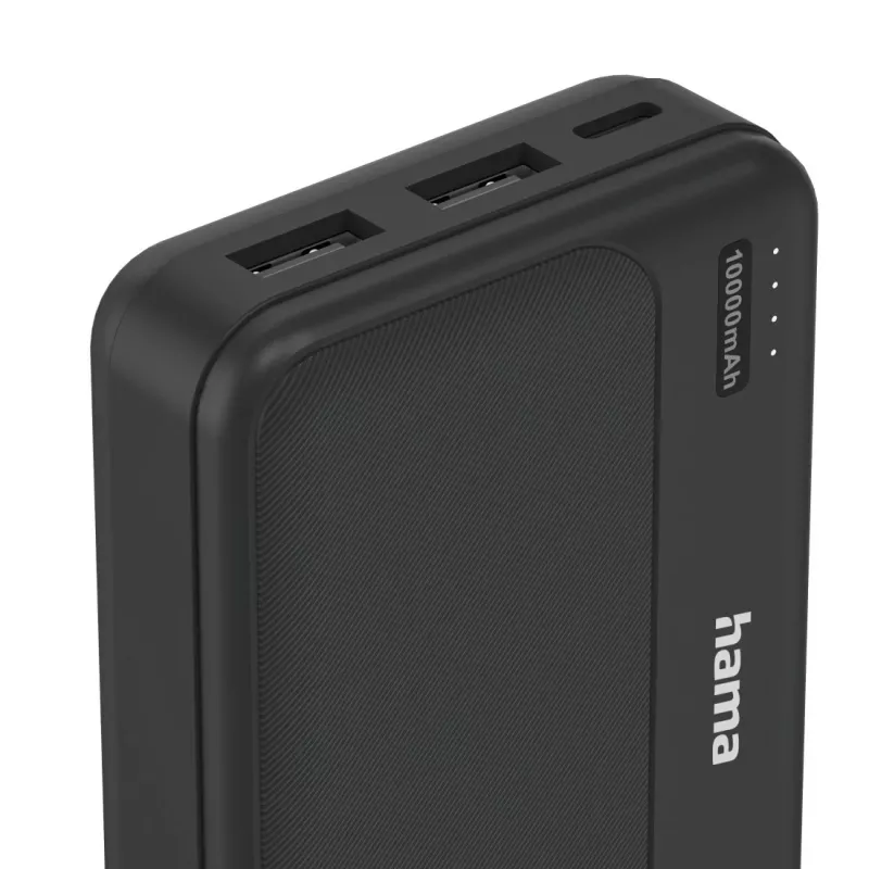 Hama Pocket 10 Lithium Polymer (LiPo) 10000 mAh Black