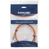 Intellinet Fiber Optic Patch Cable, OM2, LC/LC, 5m, Orange, Duplex, Multimode, 50/125 µm, LSZH, Fibre, Lifetime Warranty