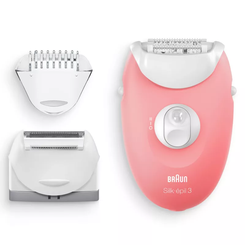 Braun Silk-epil 3-277 epilator, white/pink
