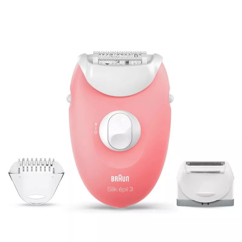 Braun Silk-epil 3-277 epilator, white/pink
