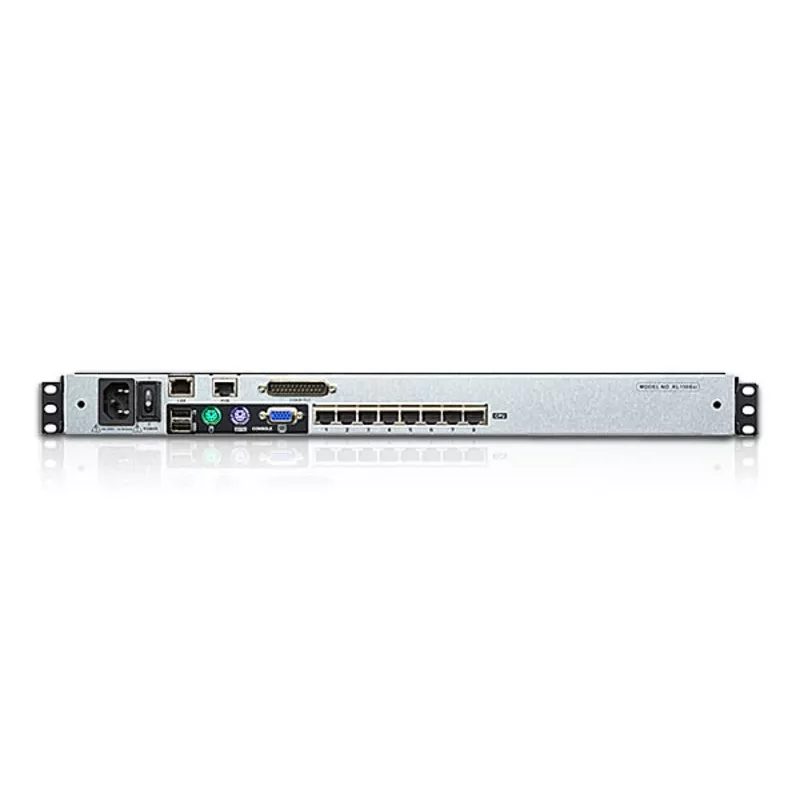ATEN KL1508AiN 8-Port Dual Rail LCD KVM over IP Rack Console