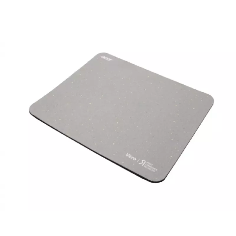 Acer Vero Mousepad, Grey, Monochromatic, Polyethylene terephthalate (PET), Rubber, Non-slip base