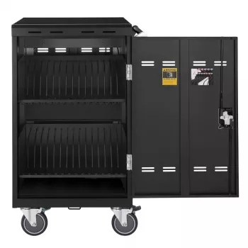 Acer E32c+ - Charging Cart 32 Slots (UK plug), Portable device management cart, Black, Floor, 2.6 cm, 39.5 cm, 30.1 cm