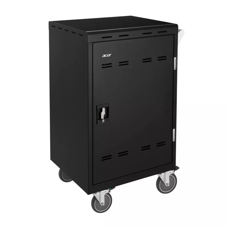 Acer E32c+ - Charging Cart 32 Slots (UK plug), Portable device management cart, Black, Floor, 2.6 cm, 39.5 cm, 30.1 cm