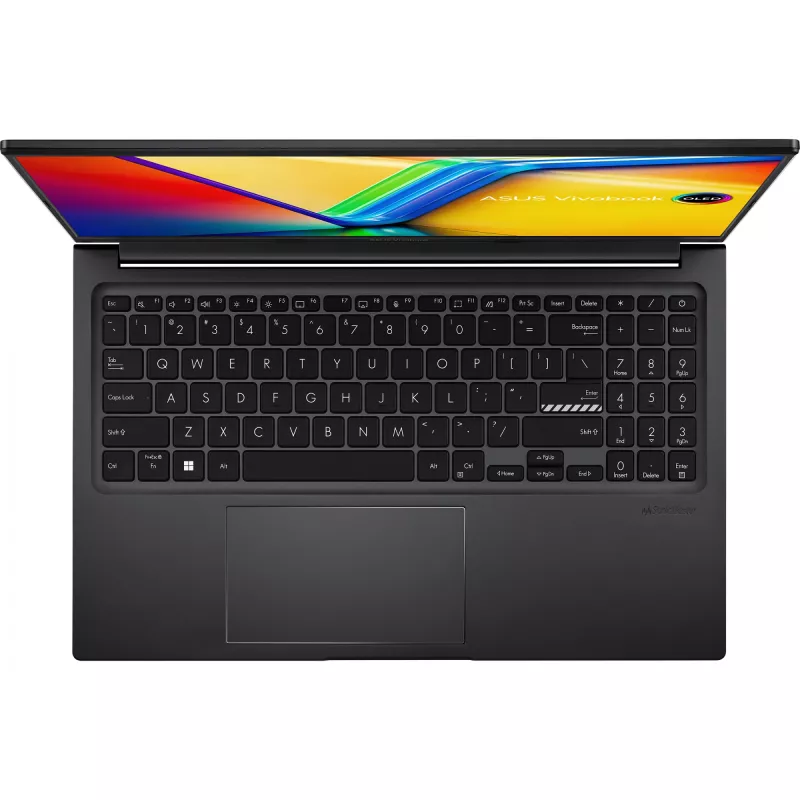 ASUS Vivobook 15 OLED M1505YA-L1394W AMD Ryzen™ 7 7730U Laptop 39.6 cm (15.6 inch) Full HD 16 GB DDR4-SDRAM 512 GB SSD Wi-Fi 6E (802.11ax) Windows 11 Home Black
