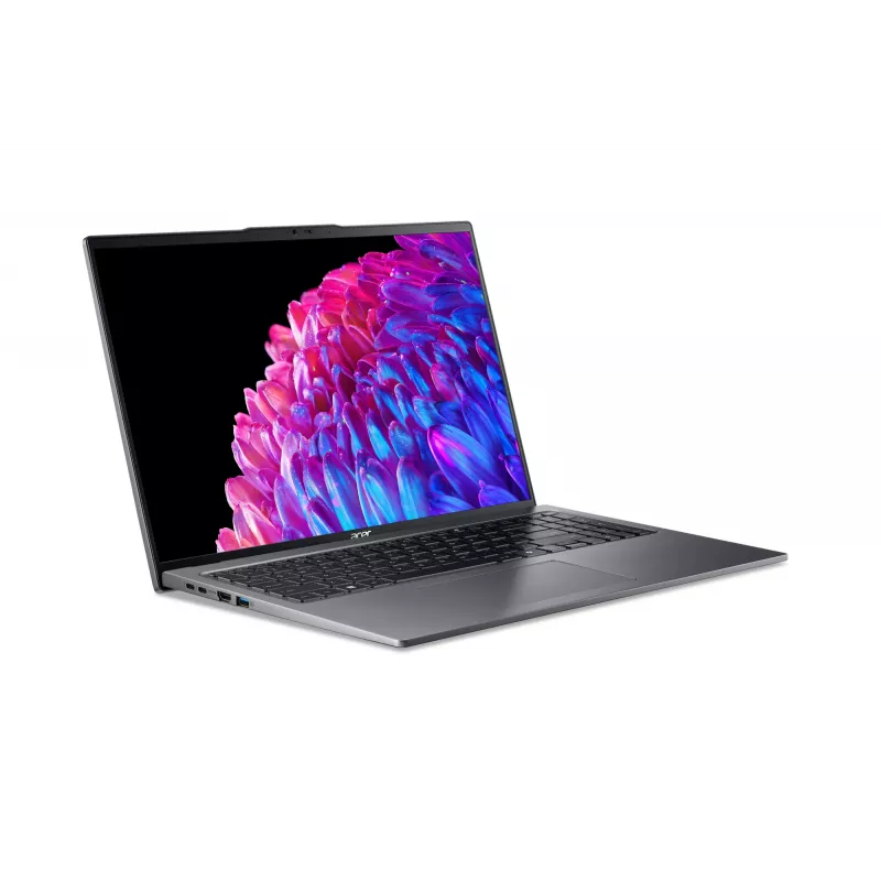 Acer Swift Go 16 SFG16-72-782U Intel Core Ultra 7 155U Laptop 40.6 cm (16 inch) 3.2K 16 GB LPDDR5-SDRAM 1 TB SSD Wi-Fi 6E (802.11ax) Windows 11 Home Grey