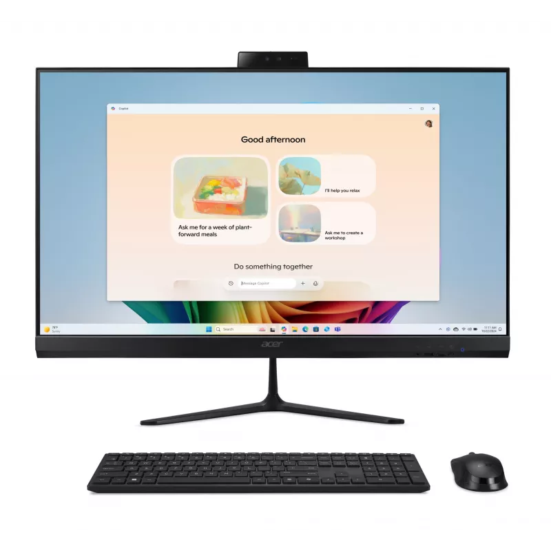 Acer Aspire C27B AI AR7432 NL Copilot+ PC AMD Ryzen™ AI 5 350 68.6 cm (27 inch) 1920 x 1080 pixels All-in-One PC 32 GB DDR4-SDRAM 1 TB SSD Windows 11 Home Wi-Fi 6E (802.11ax) Black