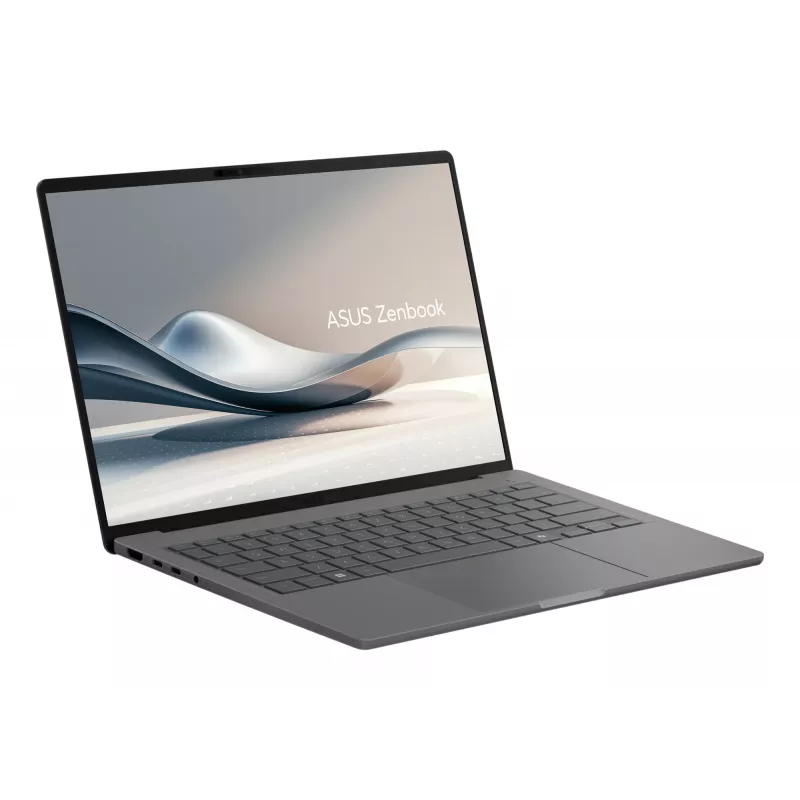 ASUS Zenbook A14 UX3407QA-QD343X Snapdragon X1-26-100 Laptop 35.6 cm (14 inch) WUXGA 32 GB LPDDR5x-SDRAM 1 TB SSD Wi-Fi 6E (802.11ax) Windows 11 Pro Grey