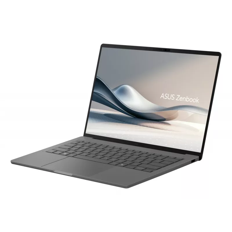 ASUS Zenbook A14 UX3407QA-QD343X Snapdragon X1-26-100 Laptop 35.6 cm (14 inch) WUXGA 32 GB LPDDR5x-SDRAM 1 TB SSD Wi-Fi 6E (802.11ax) Windows 11 Pro Grey