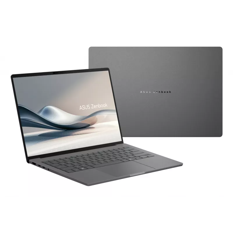 ASUS Zenbook A14 UX3407QA-QD343X Snapdragon X1-26-100 Laptop 35.6 cm (14 inch) WUXGA 32 GB LPDDR5x-SDRAM 1 TB SSD Wi-Fi 6E (802.11ax) Windows 11 Pro Grey