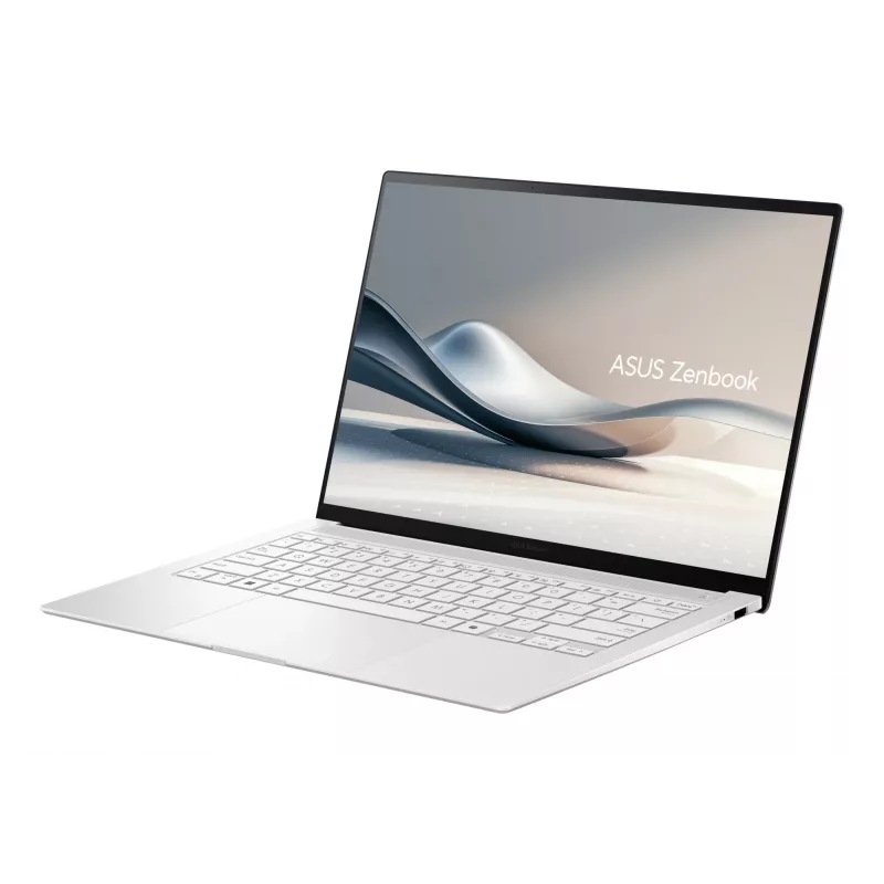 ASUS Zenbook S14 UX5406SA-PV526W Copilot+ PC Intel Core Ultra 7 258V Laptop 35.6 cm (14 inch) 3K 32 GB LPDDR5x-SDRAM 1 TB SSD Wi-Fi 7 (802.11be) Windows 11 Home German White