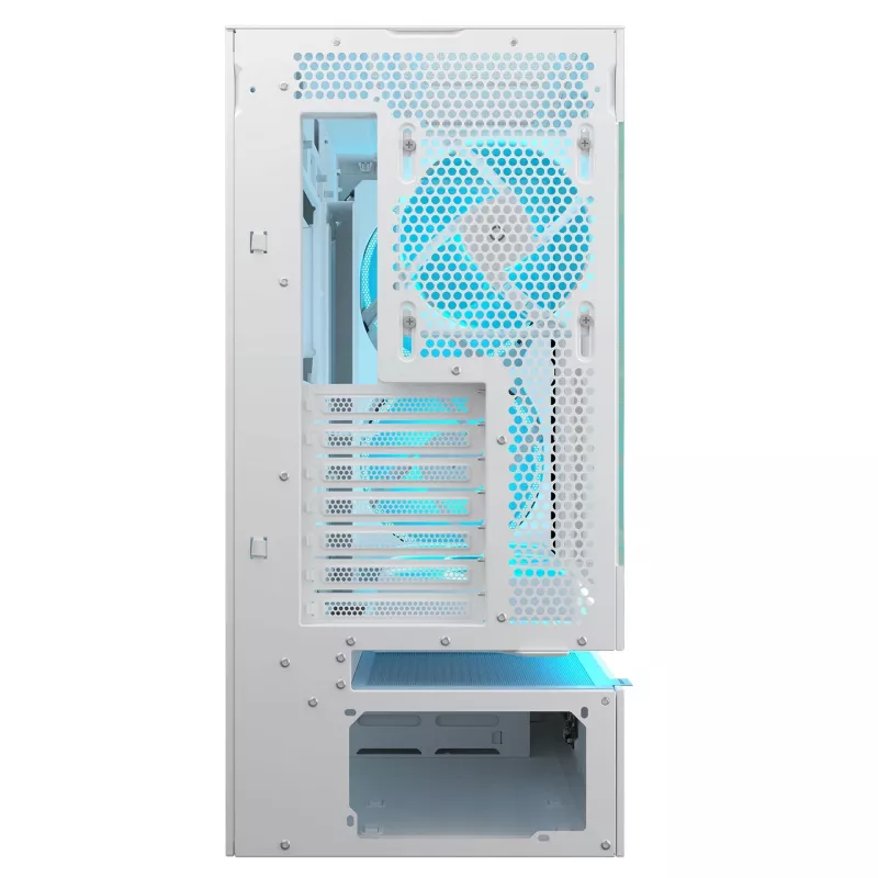 COUGAR Midi Tower Case, CFV235 Vision, ARGB, LCD Display, Mesh, White
