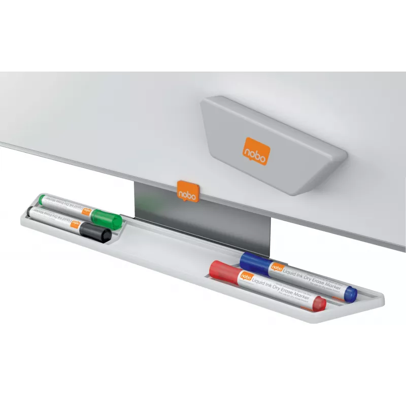 Nobo Glass Whiteboard Markers (4 pcs), Glass, Black, Blue, Green, Red, 4 pc(s)