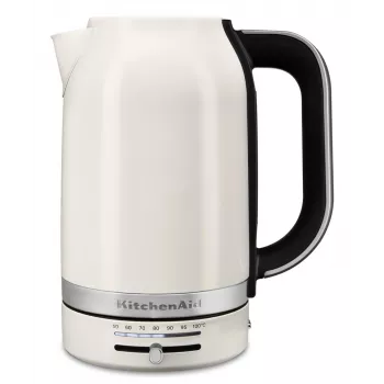 KitchenAid 5KEK1701EPL electric kettle 1.7 L 2400 W Black, Stainless steel, White