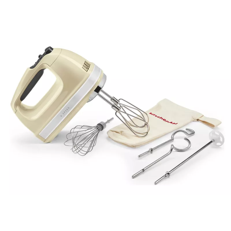 KitchenAid 5KHM9212EAC Hand mixer 85 W Cream, Silver