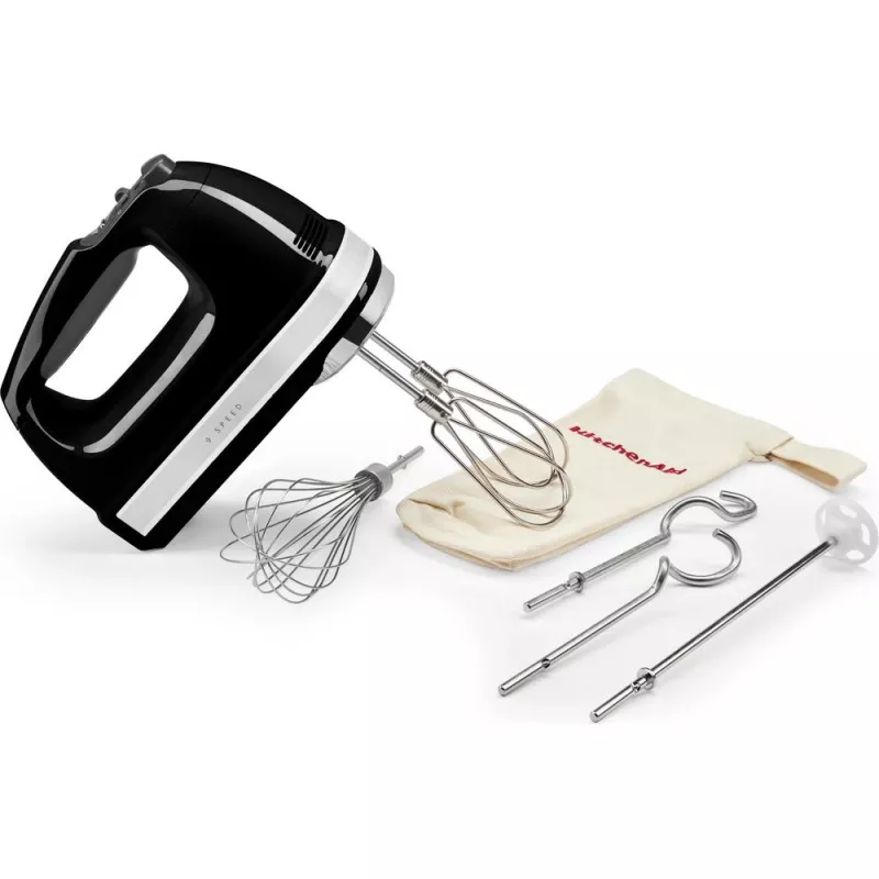 KitchenAid 5KHM9212EOB Hand Mixer, Black