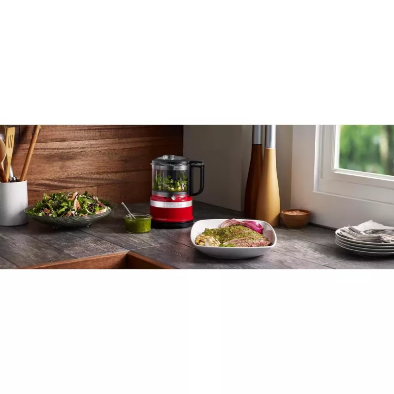 KitchenAid 5KFC3516EER 0.83 L 240 W Black, Red, Stainless steel