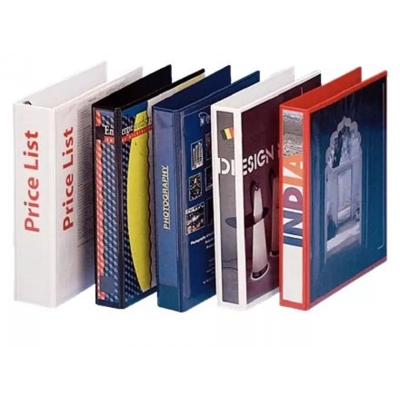 Esselte Panorama Binder FSC® A4 4DR/40 mm, A4, D-ring, Storage, Blue, Blue, 400 sheets