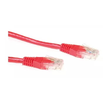 Microconnect B-UTP605R-B networking cable Red 5 m Cat6 U/UTP (UTP)