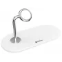 Sandberg 3in1 Wireless Charger, Indoor, USB, Wireless charging, 0.8 m, Silver, White
