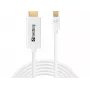 Sandberg MiniDP 1.2 > HDMI 4K 2m, 2 m, Mini DisplayPort, HDMI, Male, Male, White